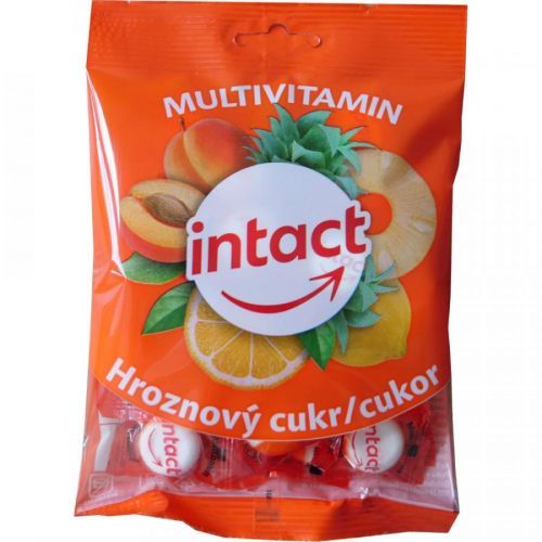 INTACT Hroznový cukr MULTIVITAMIN pastilky 75 g