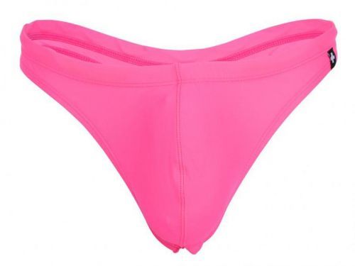 Plavky TANGA Andrew Christian San Tropez 7807 Hot Pink Barva: Růžová, Velikost: L