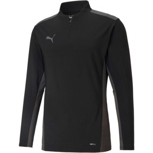 Puma TEAMCUP 1/4 ZIP TOP  L - Pánská tréninková mikina