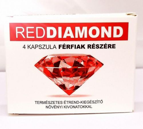 Red Diamond - natural dietary supplement for men (4pcs)