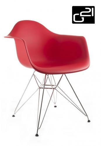 Designová židle G21 Decore Red