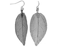 Troli Měděné náušnice Vavřínové listy Laurel