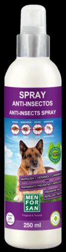Menforsan Antiparazitní sprej pro psy proti blechám a klíšťatům s extraktem z margosy 250 ml