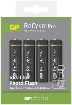 GP AA ReCyko+ Pro PHOTO FLASH series, nabíjecí, 4 ks