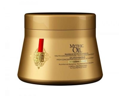 Loreal Professionnel Olejová maska pro silné a nepoddajné vlasy Mythic Oil (Oil Rich Masque) 200 ml