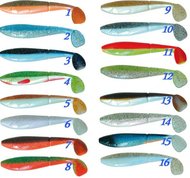 ICE fish Gumová nástraha Atoka Scaler 10cm / 3ks rybí aroma, riper