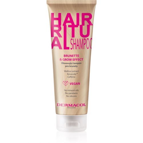 Dermacol Hair Ritual obnovující šampon pro hnědé odstíny vlasů 250 ml