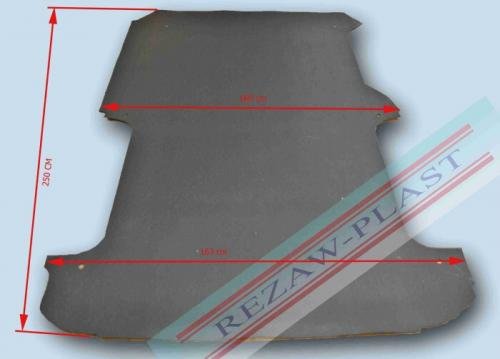 REZAW PLAST Vana do kufru, Toyota Hiace, 2004->, 2 sedadla