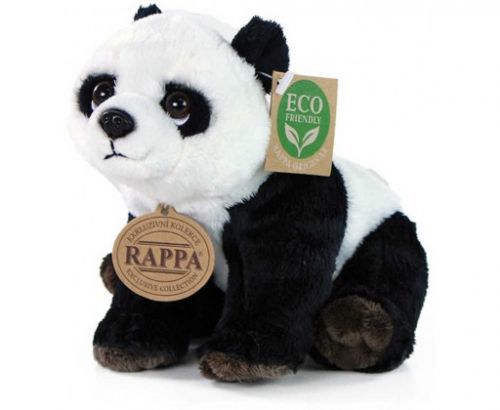 PLYŠ Medvídek Panda sedící 18cm Eco-Friendly *PLYŠOVÉ HRAČKY*