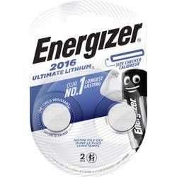 Knoflíkový článek CR 2016 lithiová Energizer Ultimate 2016 100 mAh 3 V 2 ks