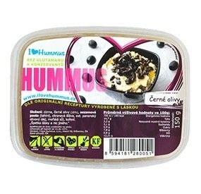 I love Hummus Hummus s černými olivami