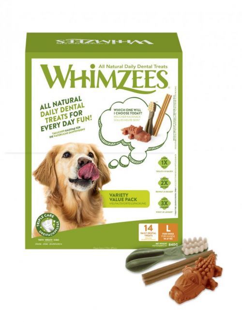 WHIMZEES Dental Mix Box L 14ks