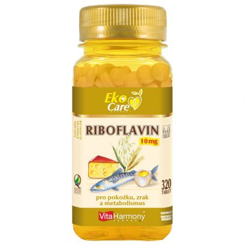 VitaHarmony, s.r.o.  VitaHarmony VE Riboflavin (Vitamin B2) 10 mg - 320ks