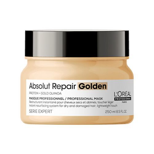 L'Oréal Professionnel Regenerační zlatá maska pro poškozené vlasy Serie Expert Absolut Repair Gold Quinoa + Protein (Golden Masque) 250 ml