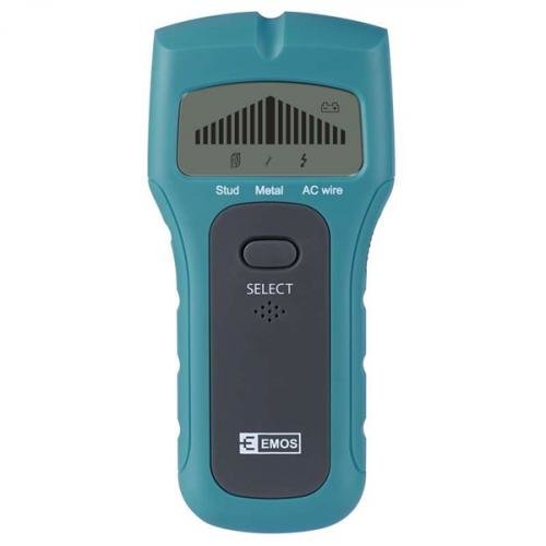 Emos Multidetektor M0501 - detekce skrytých předmětů ve zdi (dráty, kov, dřevo)