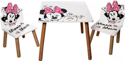 Arditex Dětský stůl s židlemi Minnie Mouse STAR0577