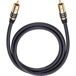 Cinch audio kabel Oehlbach 21538, [1x cinch zástrčka - 1x cinch zástrčka], 8 m, černá