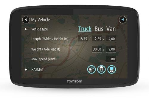 TomTom GO PROFESSIONAL 620 - LIFETIME mapy s doživotní traffic službou a rychlostními radary