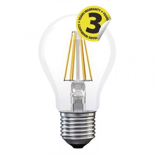 Emos LED žárovka Filament A60, 8W/60W E27, WW teplá bílá, 806 lm