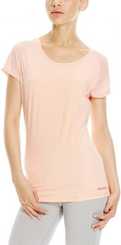 TRIKO BENCH - Mesh Panel Tee Coral Pink Marl (PK170X)