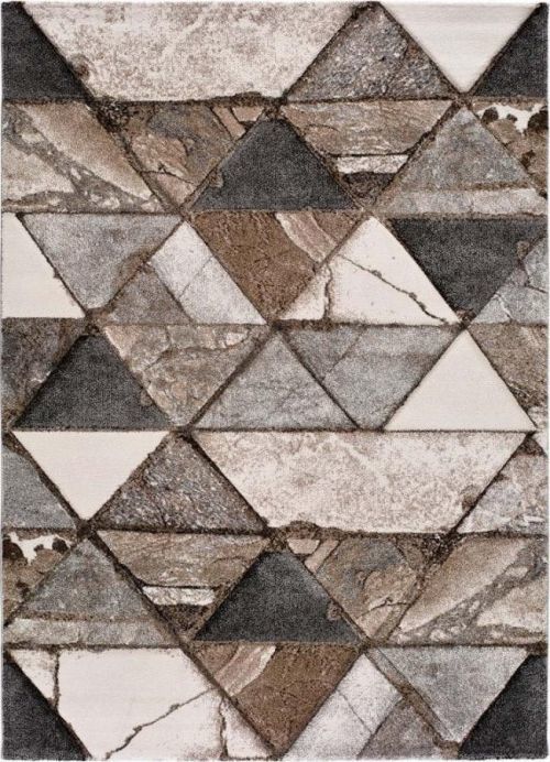 Hnědý koberec Universal Istanbul Triangle, 60 x 120 cm