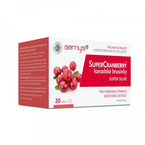 BARNY'S SuperCranberry kanadské brusinky 20 kapslí