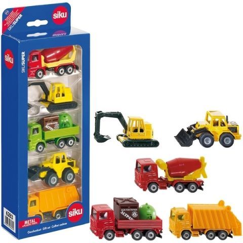 SIKU Super - set stavební stroje a příslušenství