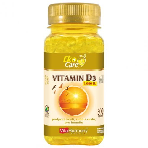 VitaHarmony, s.r.o.  VitaHarmony VE Vitamin D3 1.000 m.j. (25 µg) - 300ks