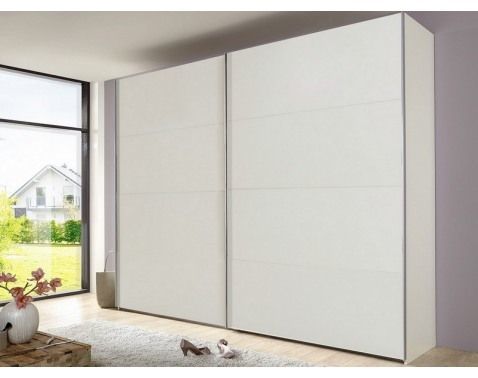 Šatní skříň Bert, 225 cm, bílá