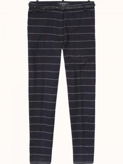Maison Scotch Super soft tailored pant in checks and stripes Combo B 4