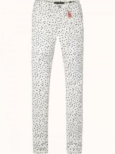 Maison Scotch 'Bohemienne' fit skinny pants in sateen quality, sold in various dessins Combo A 26