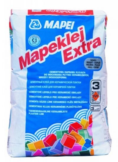 MAPEKLEJ EXTRA šedý Mapei Standartní lepící tmel k lepení obkladů a dlažeb, 25kg / 128225