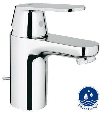 Umyvadlová páková baterie ES Grohe EUROSMART COSMOPOLITAN EcoJoy s odtokem, chrom / 2337700E