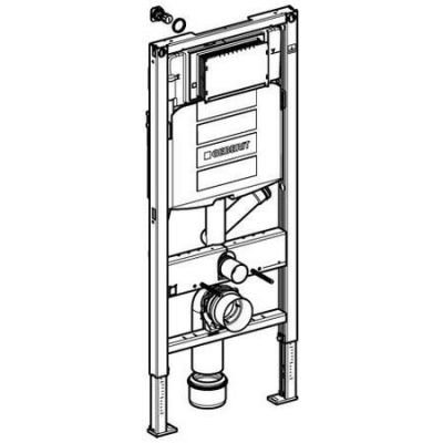 Duofix pro závěsné WC Geberit, s nádržkou do stěny UP 320, s odsáváním, výška 112 cm / 111.364.00.5