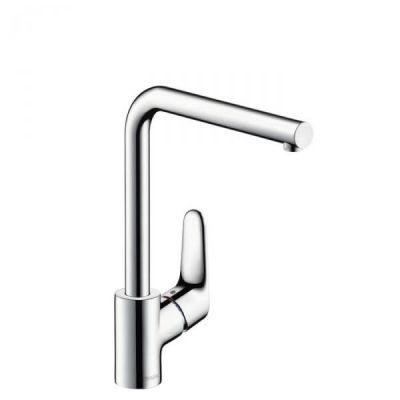 Hansgrohe FOCUS E2 Dřezová páková baterie s otočným prodlouženým výtokem, vzhled nerez / 31817800