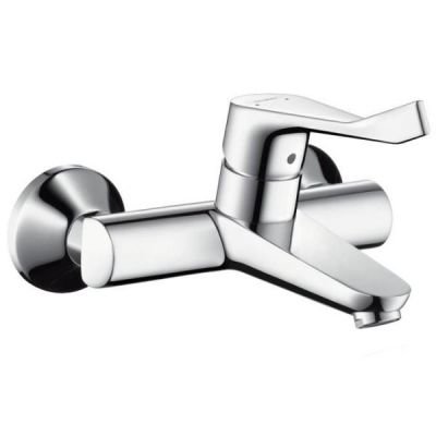 Hansgrohe FOCUS Umyvadlová nástěnná páková baterie Care s prodlouženou rukojetí, chrom / 31913000