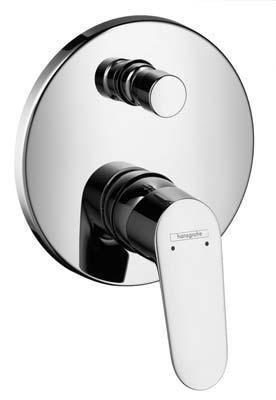 Hansgrohe FOCUS E2 Páková vanová baterie pod omítku kulatá, chrom / 31945000