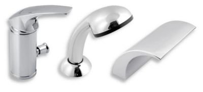 Tříotvorová vanová baterie 57047,0 Novaservis METALIA 57, chrom / 57047.0