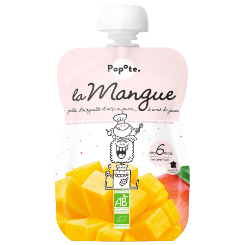 POPOTE Kapsička bio mango 120 g, 6+