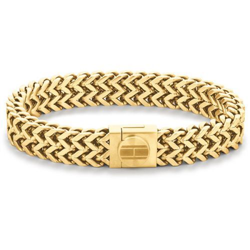 Tommy Hilfiger Masivní pozlacený náramek z oceli TJ2790246