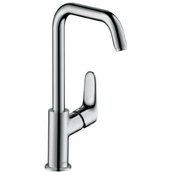 Hansgrohe FOCUS Páková umyvadlová baterie 240 DN 15 s otočným výtokem do 120, s odtokem, chrom / 31609000