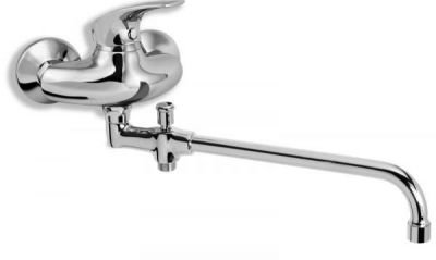 Paneláková baterie na stěnu 57037,0 Novaservis METALIA 57 s růžicí, rozteč 100 mm, chrom / 57037.0