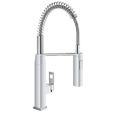 Páková dřezová baterie Grohe EUROCUBE, chrom / 31395000-GR