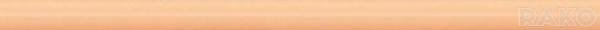 Rako EASY Listela reliéfní, oranžová, 39,8 x 2 cm / WLRMG065