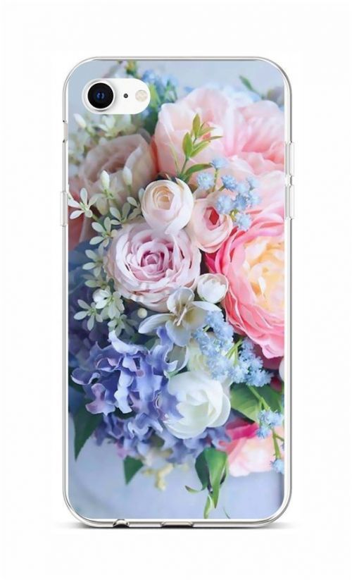Kryt TopQ iPhone SE 2020 silikon Kytice 58798
