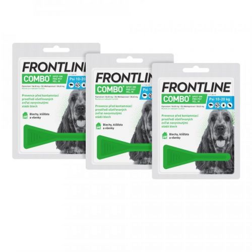 FRONTLINE Combo Spot-on pro psy M (10-20 kg) 1x 1,34 ml 3 ks