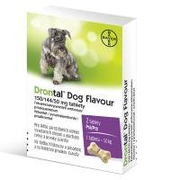DRONTAL Dog flavour pro psy a.u.v., 5-20 kg, 2 tablety