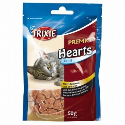 Premio Hearts light - kachní prsíčka a losos 50g