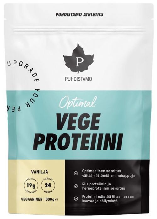 PUHDISTAMO Optimal Vegan Protein vanilka 600 g