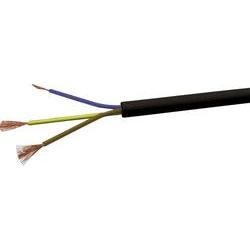 Vícežílový kabel VOKA Kabelwerk H03VV-F, H05VVF3X1, 3 x 1 mm², černá, 100 m